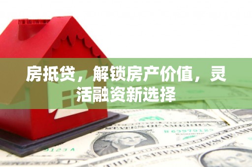 颍上房抵贷，解锁房产价值，灵活融资新选择