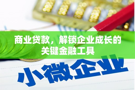 颍上商业贷款，解锁企业成长的关键金融工具