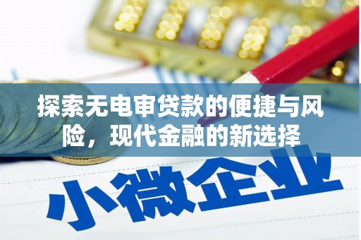 颍上探索无电审贷款的便捷与风险，现代金融的新选择