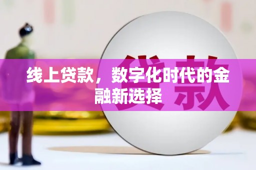 颍上线上贷款，数字化时代的金融新选择