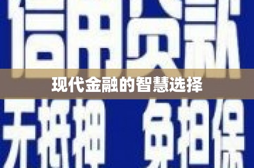 颍上现代金融的智慧选择