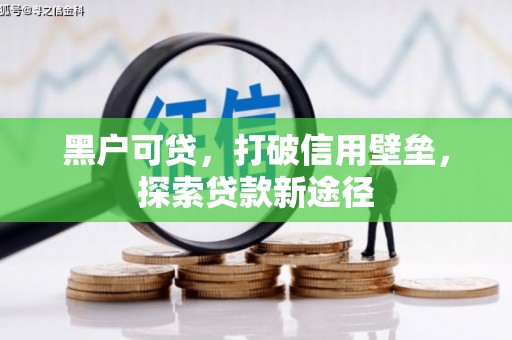颍上黑户可贷，打破信用壁垒，探索贷款新途径