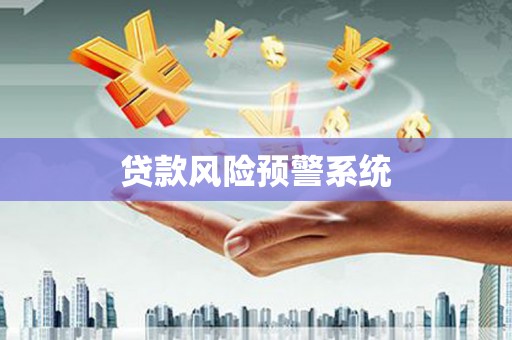颍上贷款风险预警系统