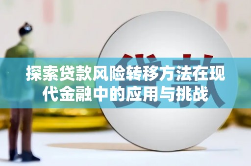 颍上探索贷款风险转移方法在现代金融中的应用与挑战