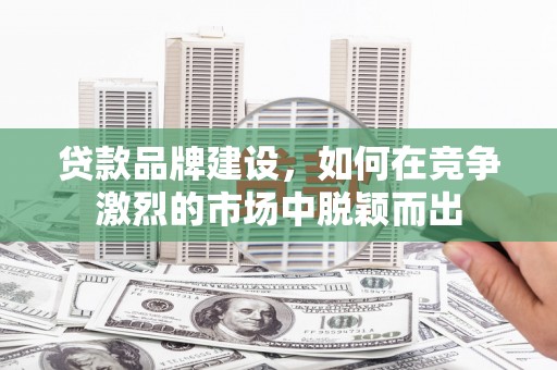 颍上贷款品牌建设，如何在竞争激烈的市场中脱颖而出