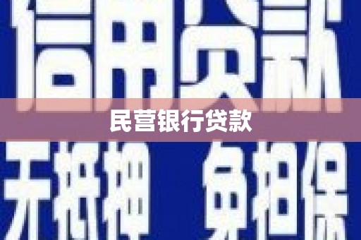颍上民营银行贷款