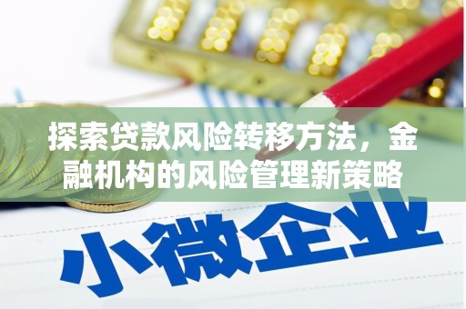 颍上探索贷款风险转移方法，金融机构的风险管理新策略