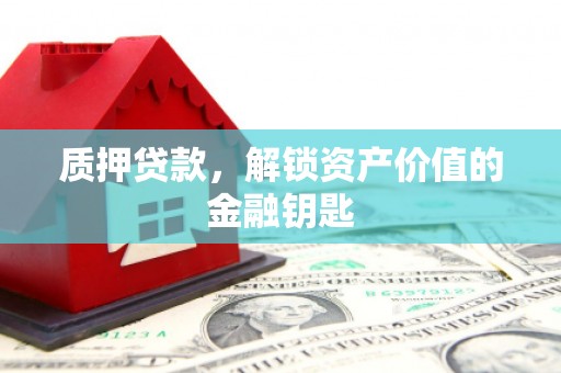颍上质押贷款，解锁资产价值的金融钥匙
