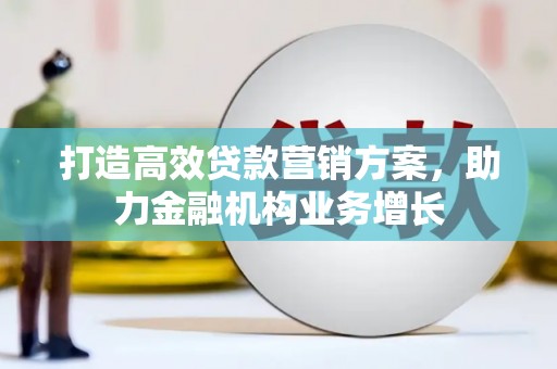 颍上打造高效贷款营销方案，助力金融机构业务增长