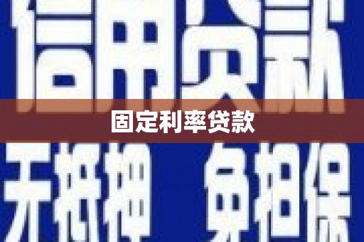 颍上固定利率贷款
