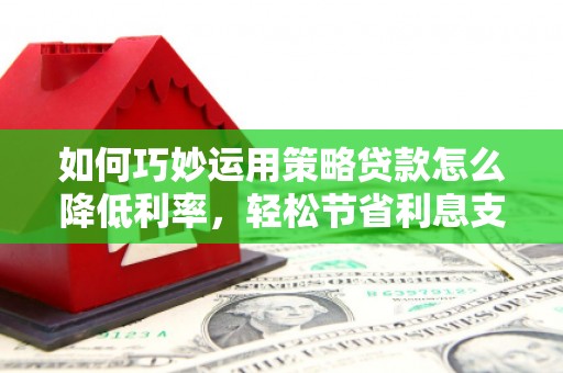 颍上如何巧妙运用策略贷款怎么降低利率，轻松节省利息支出