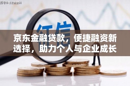 颍上京东金融贷款，便捷融资新选择，助力个人与企业成长