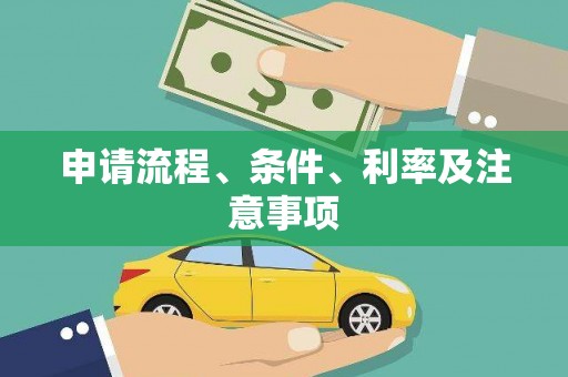 颍上申请流程、条件、利率及注意事项
