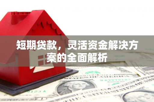 颍上短期贷款，灵活资金解决方案的全面解析