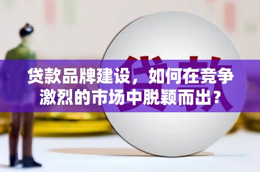 颍上贷款品牌建设，如何在竞争激烈的市场中脱颖而出？