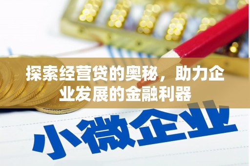 颍上探索经营贷的奥秘，助力企业发展的金融利器