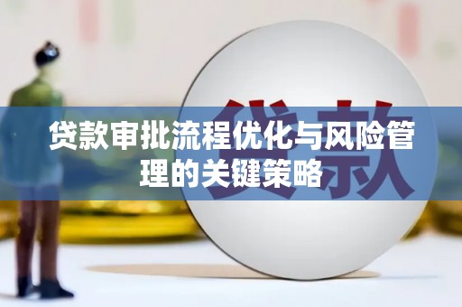 颍上贷款审批流程优化与风险管理的关键策略