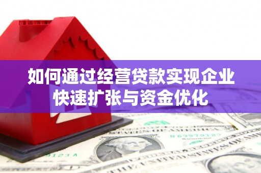 颍上如何通过经营贷款实现企业快速扩张与资金优化