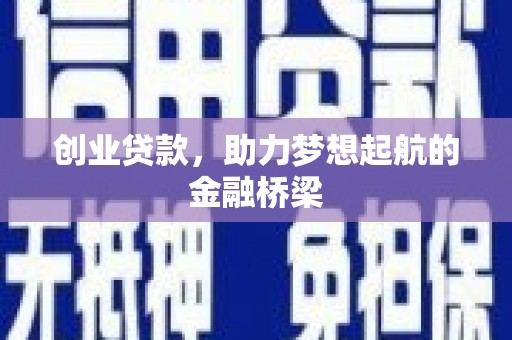 颍上创业贷款，助力梦想起航的金融桥梁