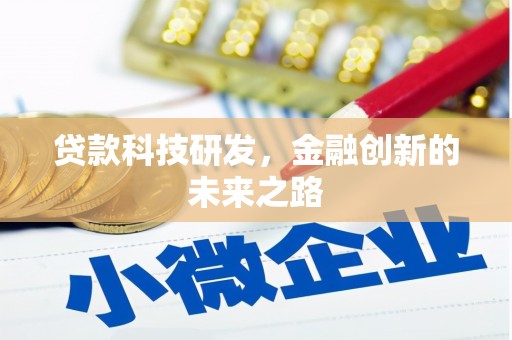 颍上贷款科技研发，金融创新的未来之路