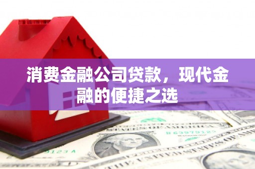 颍上消费金融公司贷款，现代金融的便捷之选