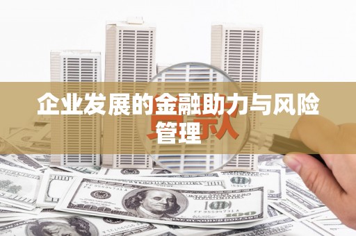 颍上企业发展的金融助力与风险管理
