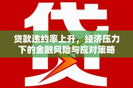 颍上贷款违约率上升，经济压力下的金融风险与应对策略