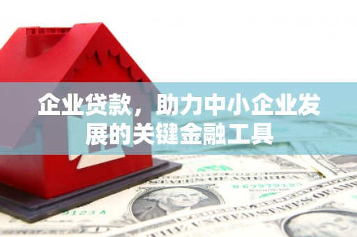 颍上企业贷款，助力中小企业发展的关键金融工具