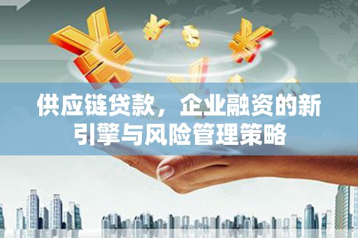 颍上供应链贷款，企业融资的新引擎与风险管理策略