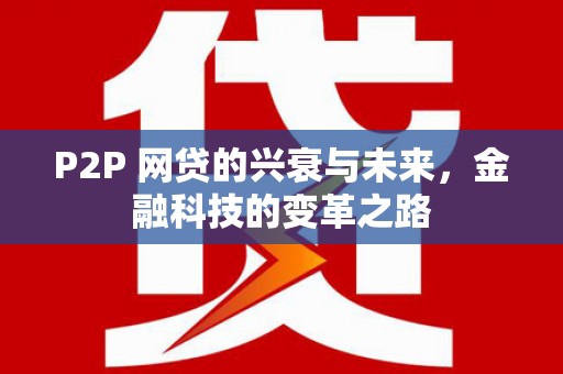 颍上P2P 网贷的兴衰与未来，金融科技的变革之路
