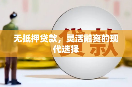 颍上无抵押贷款，灵活融资的现代选择