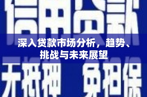 颍上深入贷款市场分析，趋势、挑战与未来展望