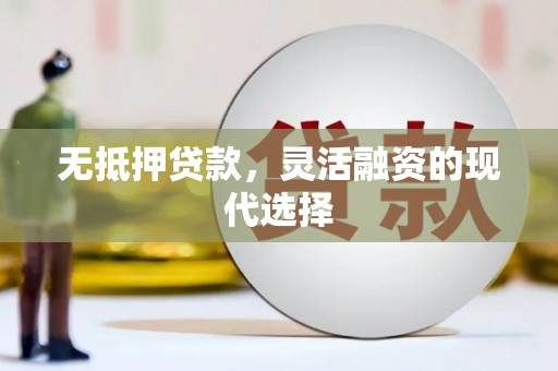 颍上无抵押贷款，灵活融资的现代选择