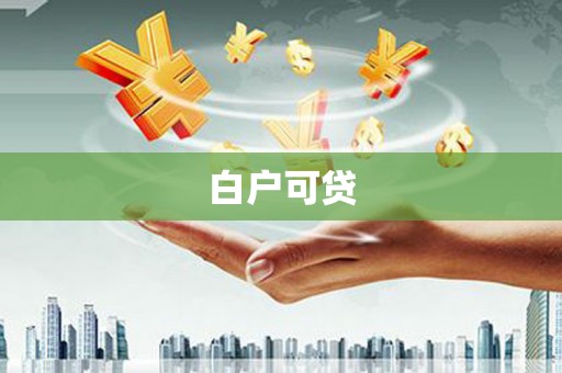 颍上白户可贷