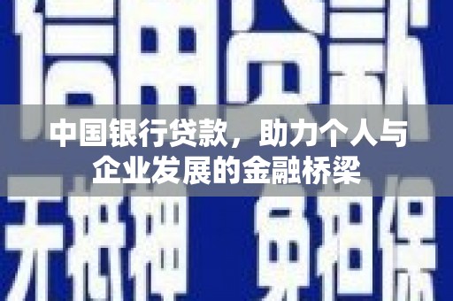 颍上中国银行贷款，助力个人与企业发展的金融桥梁