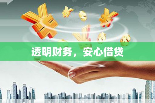 颍上透明财务，安心借贷