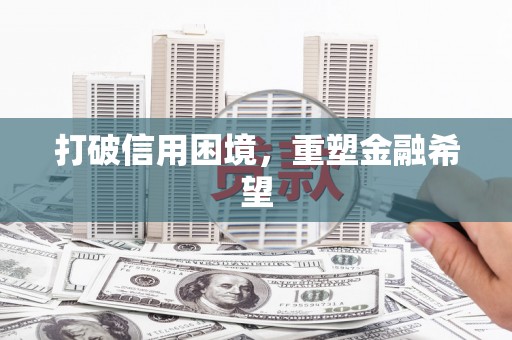 颍上打破信用困境，重塑金融希望