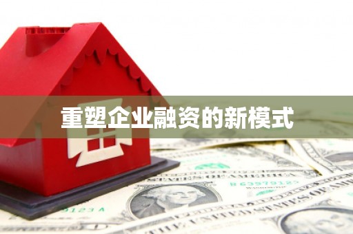 颍上重塑企业融资的新模式