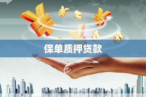 颍上保单质押贷款