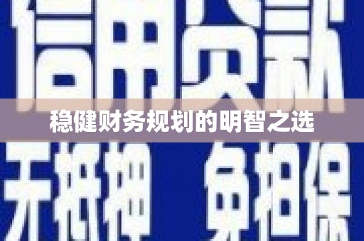 颍上稳健财务规划的明智之选