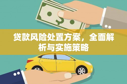 颍上贷款风险处置方案，全面解析与实施策略
