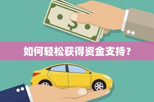 颍上如何轻松获得资金支持？