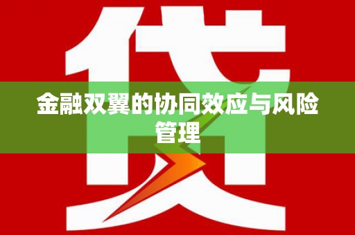 颍上金融双翼的协同效应与风险管理