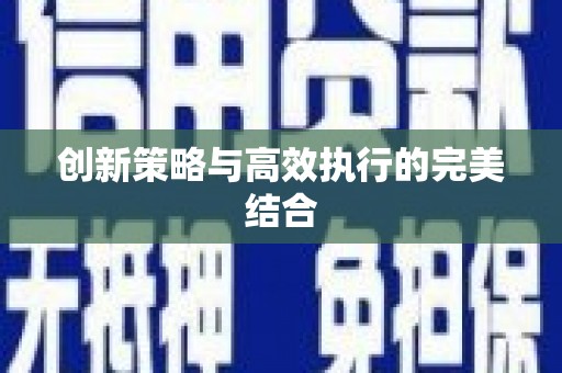 颍上创新策略与高效执行的完美结合